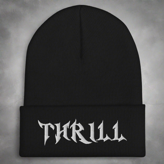 EMBROIDERED THRILL Beanie